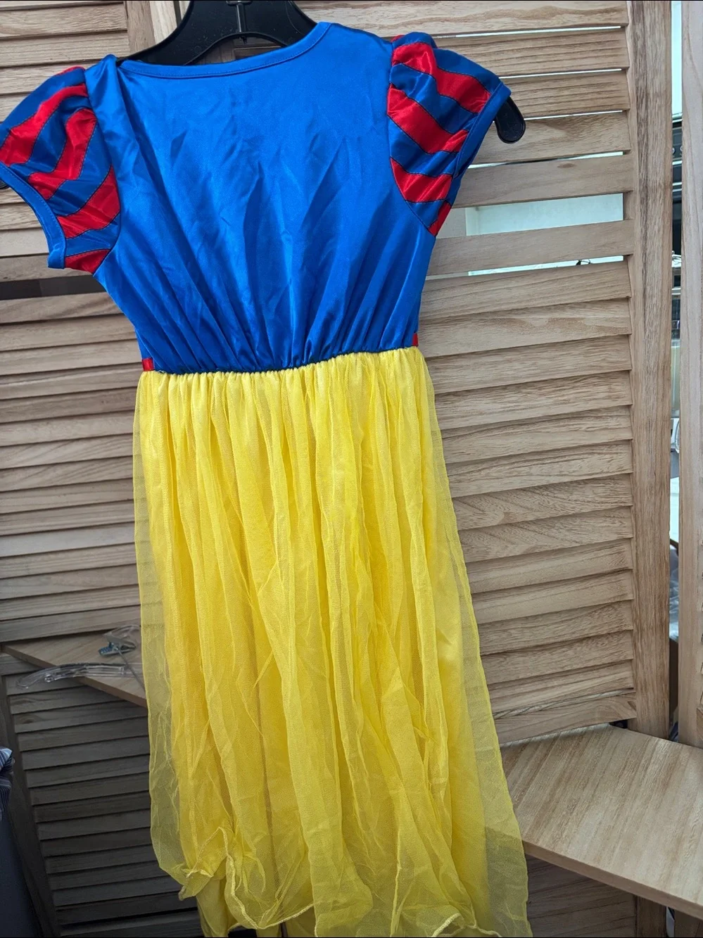 Disney Snow White Inspired Dress - Blue, Yellow & Red 6/6X